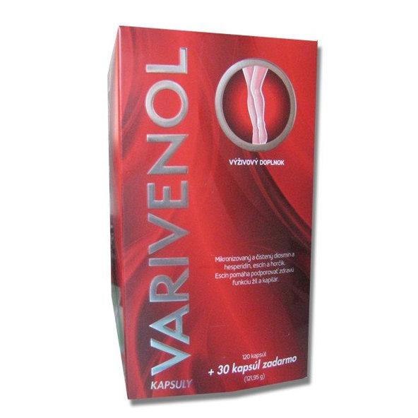 Varivenol pre žily na nohách 120 + 30 tbl