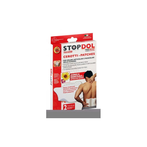 STOPDOL Náplasť proti bolesti XXL 2ks 17x21.8cm