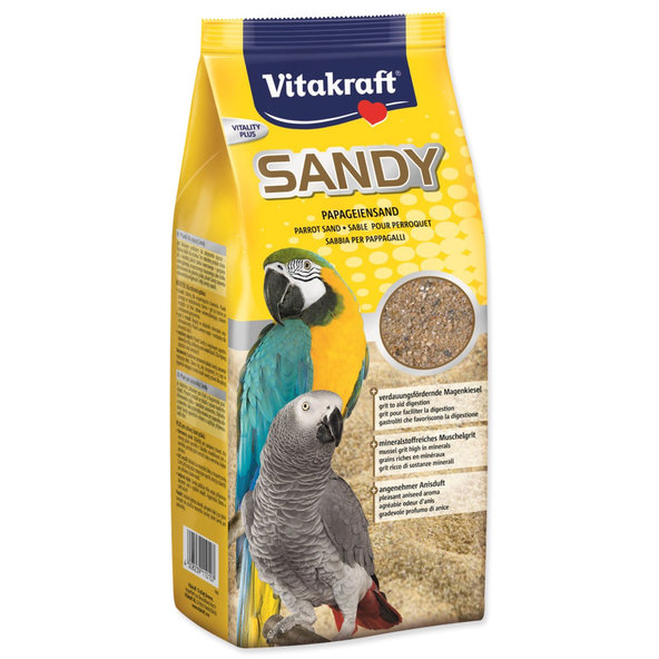 Piesok Vitakraft Sandy piesok pre veľké papagáje 2,5kg