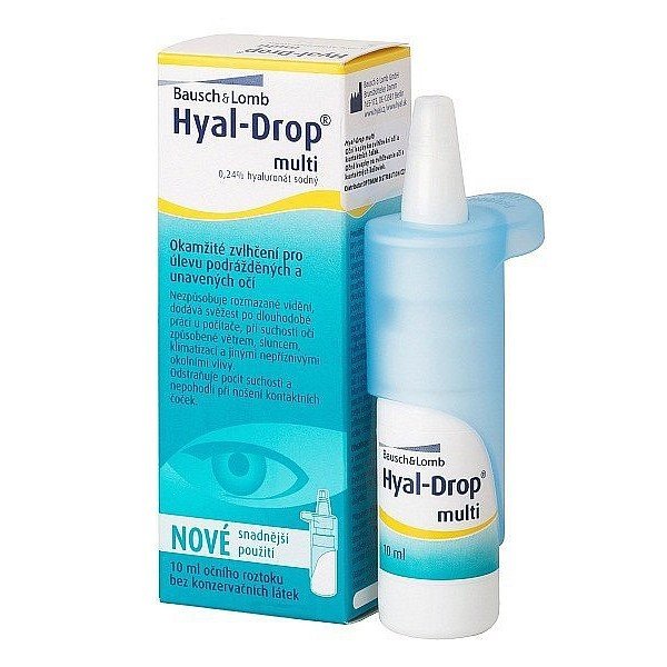 E-shop Hyal-Drop multi na podráždené a unavené oči 10 ml