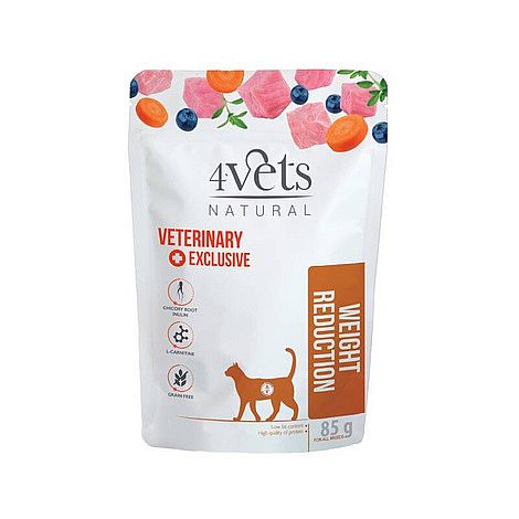 4Vets Cat kapsička Weight Reduction 85 g