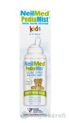 NeilMed PediaMist izotonický sprej do nosa pre deti 75 ml