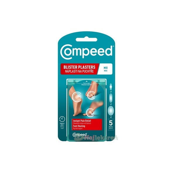 Compeed náplasť na pľuzgiere Mix 5 ks