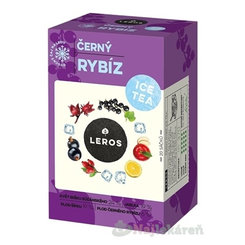 LEROS ICE TEA Čierna ríbezľa ovocný čaj nálevové vrecká 20x2 g