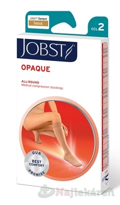 JOBST OPAQUE Kompresívne lýtkové pančuchy s otvorenou špičkou veľ. 5, 1 pár
