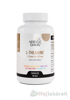 Adelle Davis L-THEANINE 200 mg 60 kapsúl kúpite na Najlekaren.eu