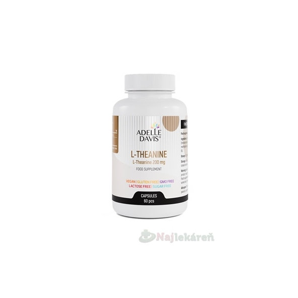 Adelle Davis L-THEANINE 200 mg 60 kapsúl