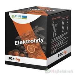 PLUS LEKÁREŇ Elektrolyty červený pomaranč 30 ks