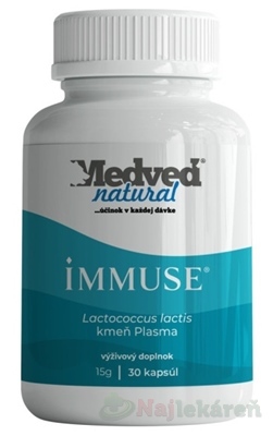 Medveď natural IMMUSE 30 kapsúl