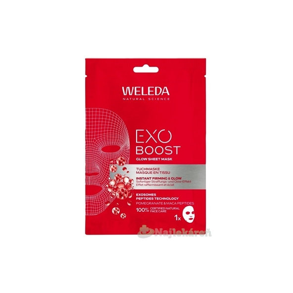 WELEDA EXO BOOST Spevňujúca maska 1ks