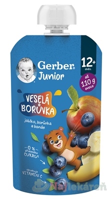 Gerber Junior Kapsička VESELÁ ČUČORIEDKA 12m+ 110g kúpite na Najlekaren.eu