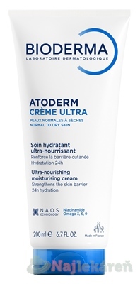 BIODERMA Atoderm Krém Ultra neparfumovaný v tube 200ml