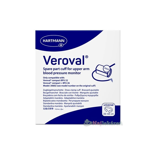 VEROVAL Adaptabilná manžeta 22 - 42cm 1ks