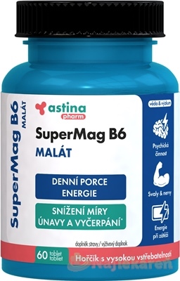 Astina Pharm SuperMag B6 MALÁT 60 tabliet kúpite na Najlekaren.eu