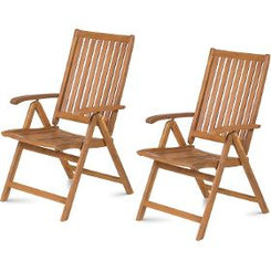 FIELDMANN Polohovateľné kreslo 2 ks FDZN 4001-T