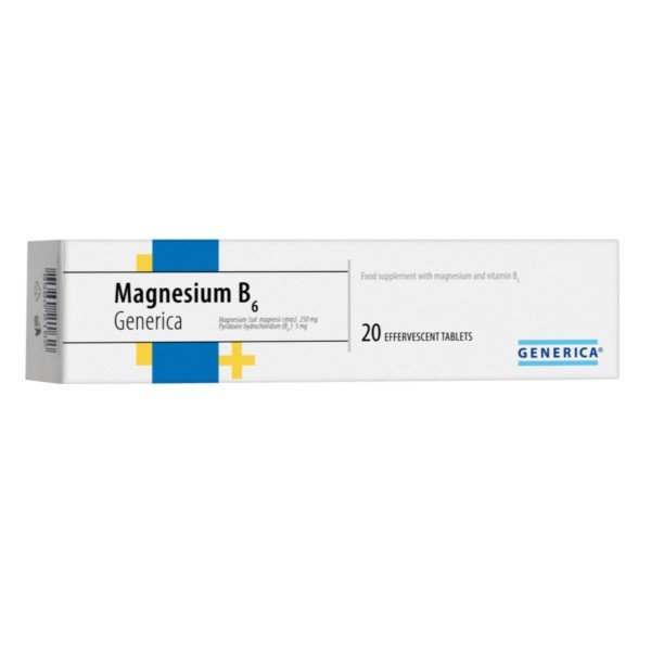 E-shop Generica Magnesium B6 eff 20 tabliet