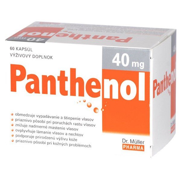 E-shop Panthenol 40 mg 60 kapsúl