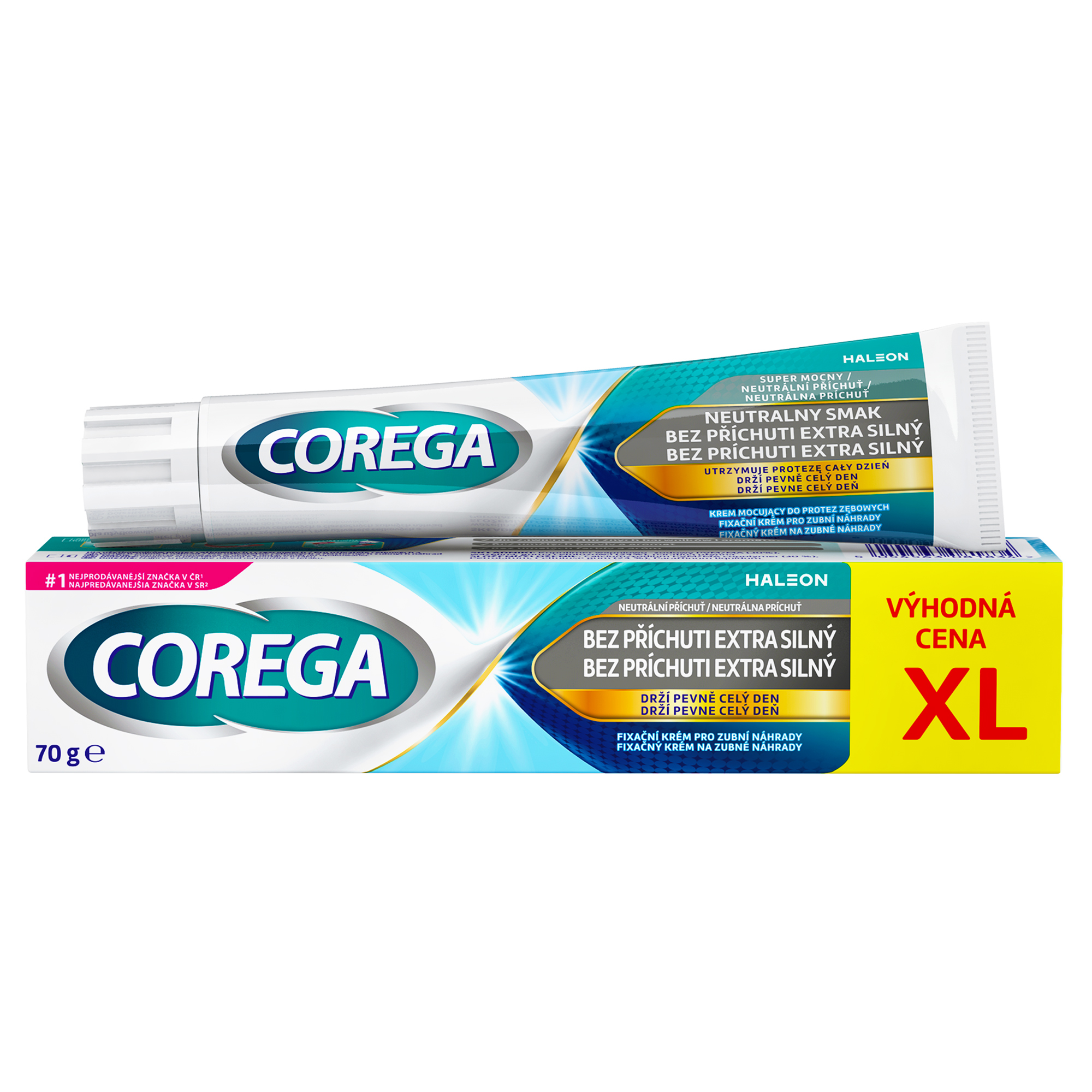 COREGA Bez príchuti EXTRA SILNÝ XL fixačný gél, 70g