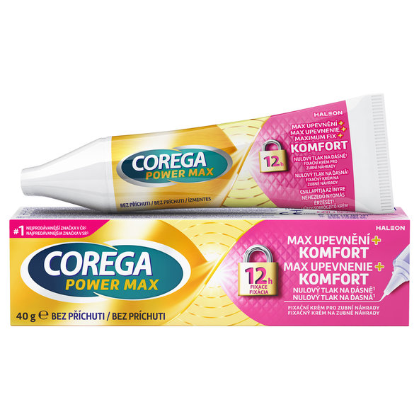 COREGA POWER MAX upevnenie + komfort fixačný krém 40 g