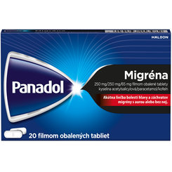 Panadol Migréna na bolesť hlavy a migrény 20 tabliet