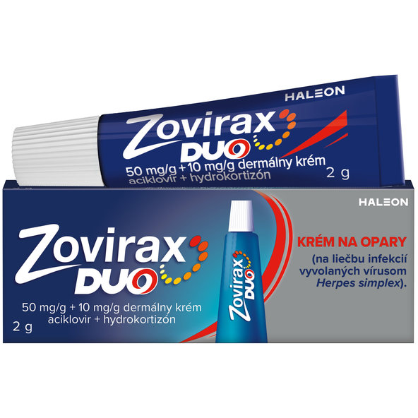 Zovirax DUO, krém na opary, 2g