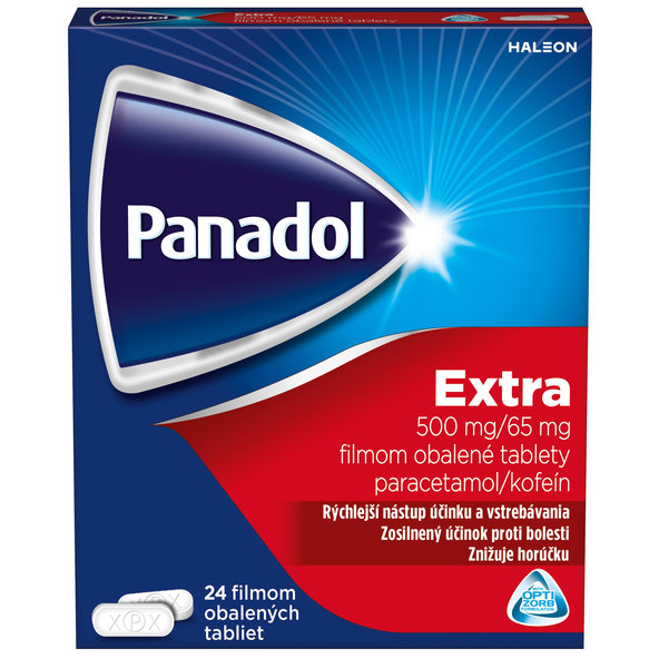 Panadol Extra proti bolesti a horúčke 24 tabliet