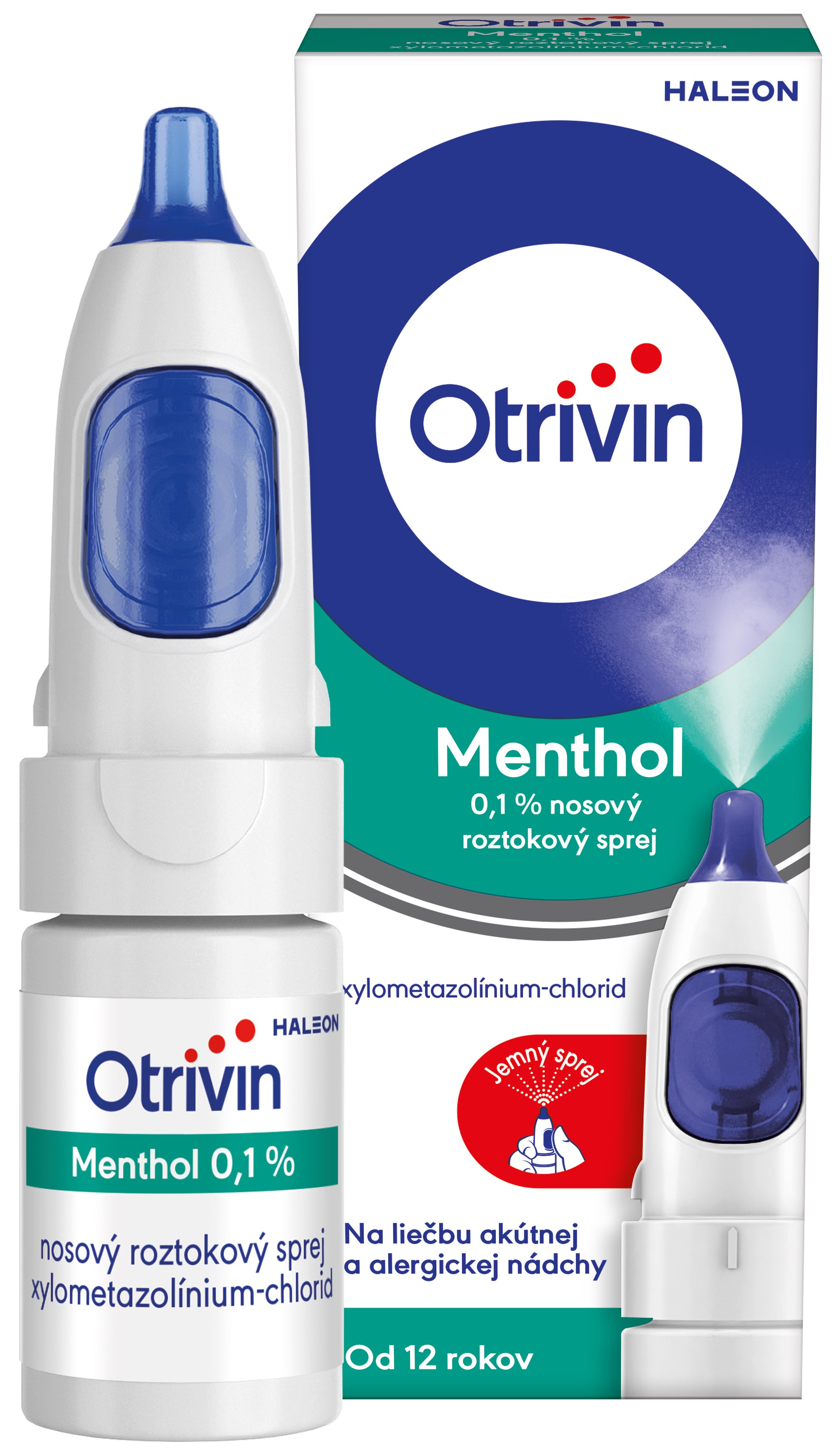 Otrivin Menthol 0,1% aer.nao.1 x 10 ml