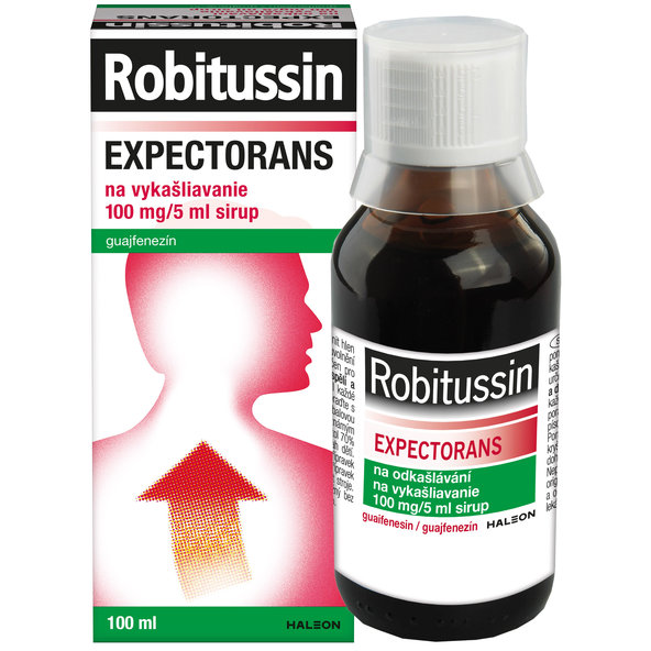 ROBITUSSIN EXPECTORANS sirup na vykašliavanie 100ml