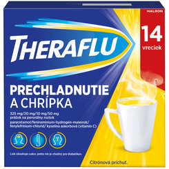 THERAFLU horúci nápoj na chrípku a prechladnutie 14 vrecúšok