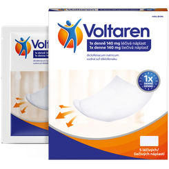 Voltaren 140mg liečivá náplasť proti bolesti 5ks
