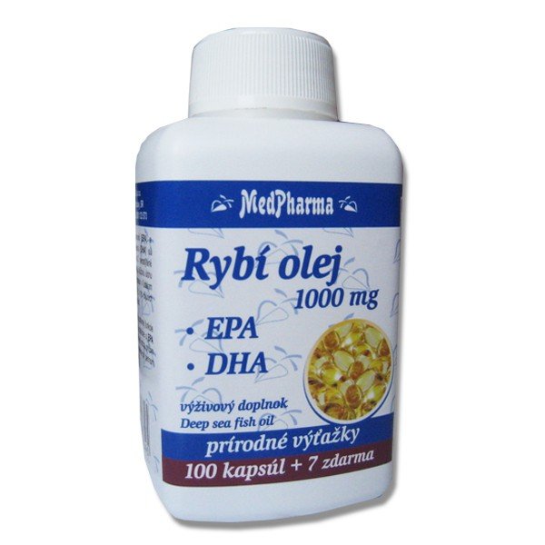 E-shop Medpharma Rybí olej 1000 mg 107 cps