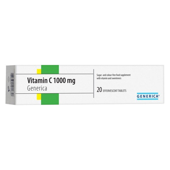 Generica Vitamín C 1000mg 20 EFF