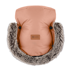 Petite&Mars rukávnik / rukavice Furry Pastel Peach 2 ks