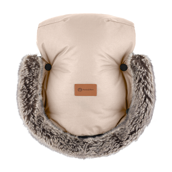 Petite&mars rukávnik / rukavice Furry Rose Petal 2 ks