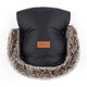Petite&Mars rukávnik / rukavice Furry Forever Black 2 ks