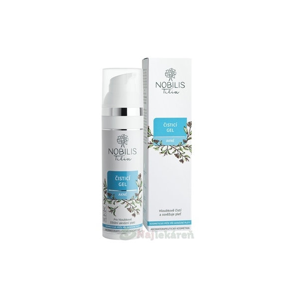 NOBILIS Tilia Čistiaci gél Akné na aknóznu pleť 75ml
