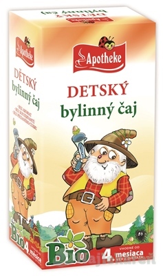 APOTHEKE BIO Detský bylinný čaj 20x1,5 g