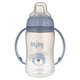 CANPOL BABIES tréningový hrnček Cute Animals psík 320 ml modrý