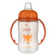 Canpol Babies Cute Animals Tréningový hrnček oranžový 6 m+ 320 ml