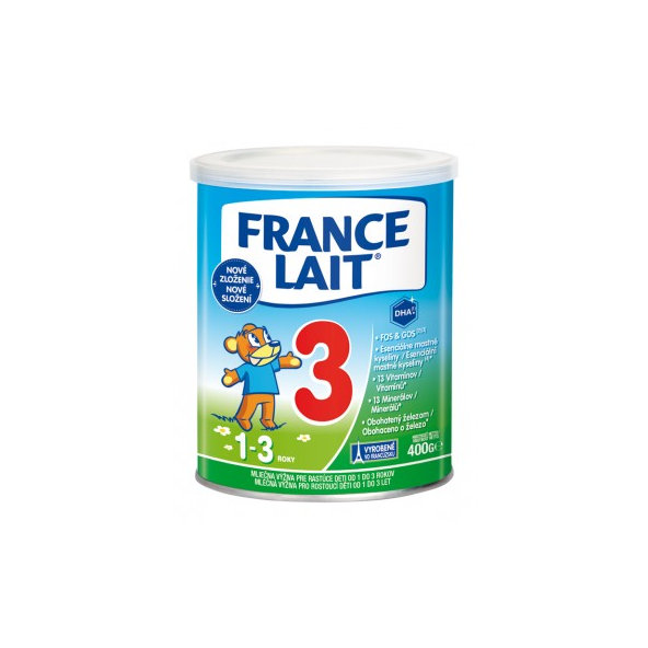 France Lait 3 mliečna výživa 12 m+ 400 g