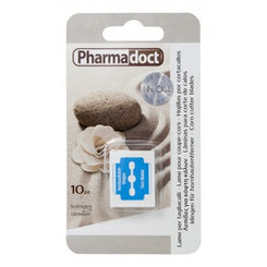 Pharmadoct  Feet náhr.minižiletky do škrabky 10ks