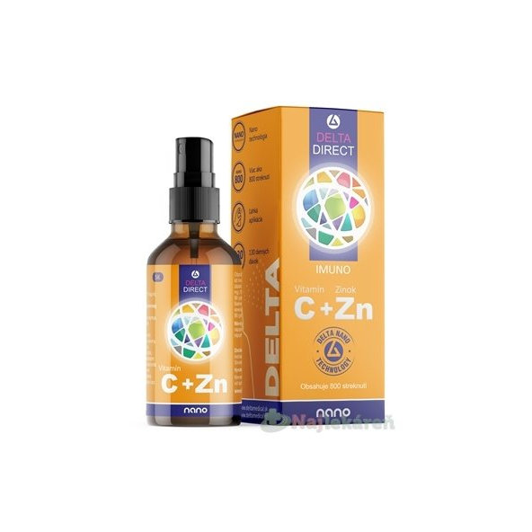 DELTA DIRECT Vitamín C + Zn