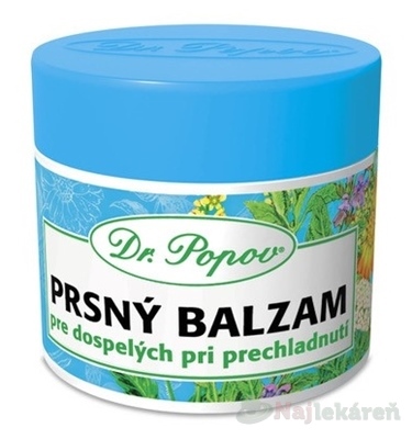 Dr. Popov Prsný balzam pre dospelých 50 ml