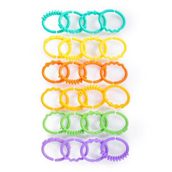 BRIGHT STARTS Hryzačka - C krúžky  24 ks, 0m+