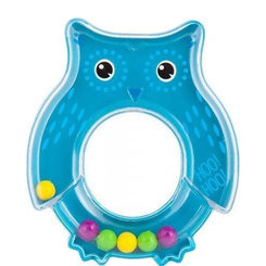 CANPOL BABIES Hrkálka sova - modrá