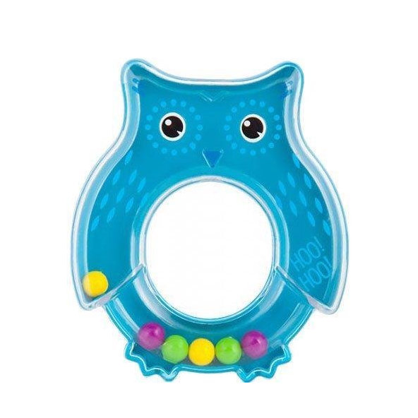 CANPOL BABIES Hrkálka sova - modrá