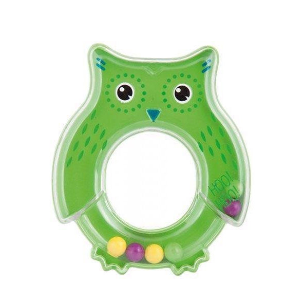 CANPOL BABIES Hrkálka sova - zelená