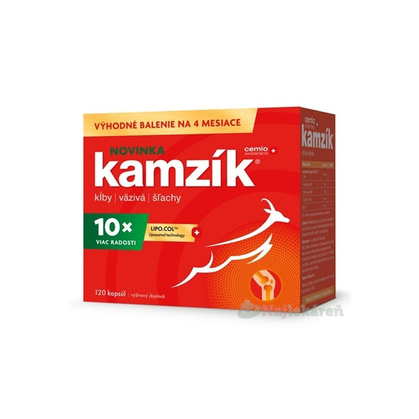 Cemio Kamzík Novinka lipozomálna technológia 120 kapsúl