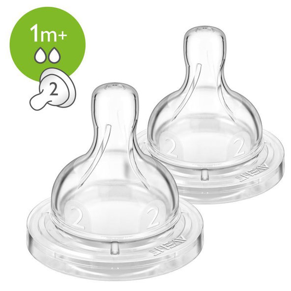 Philips AVENT Cumlík Antikolik 2 otvory od 1m 2 ks
