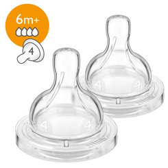 Philips AVENT Cumlík Antikolik 4 otvory od 6m 2 ks
